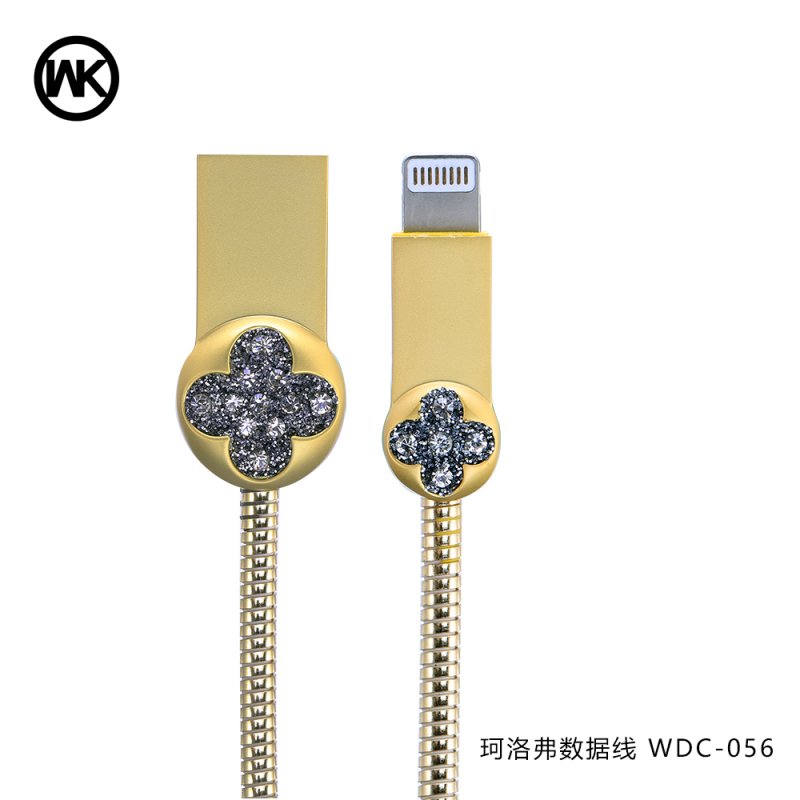 CHARGING CABLE WDC-056 Lightning Clover (Gold) 