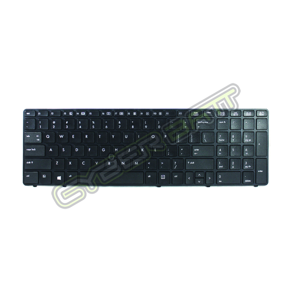 Keyboard HP Probook 6560B Black US (Mouse Pointer)