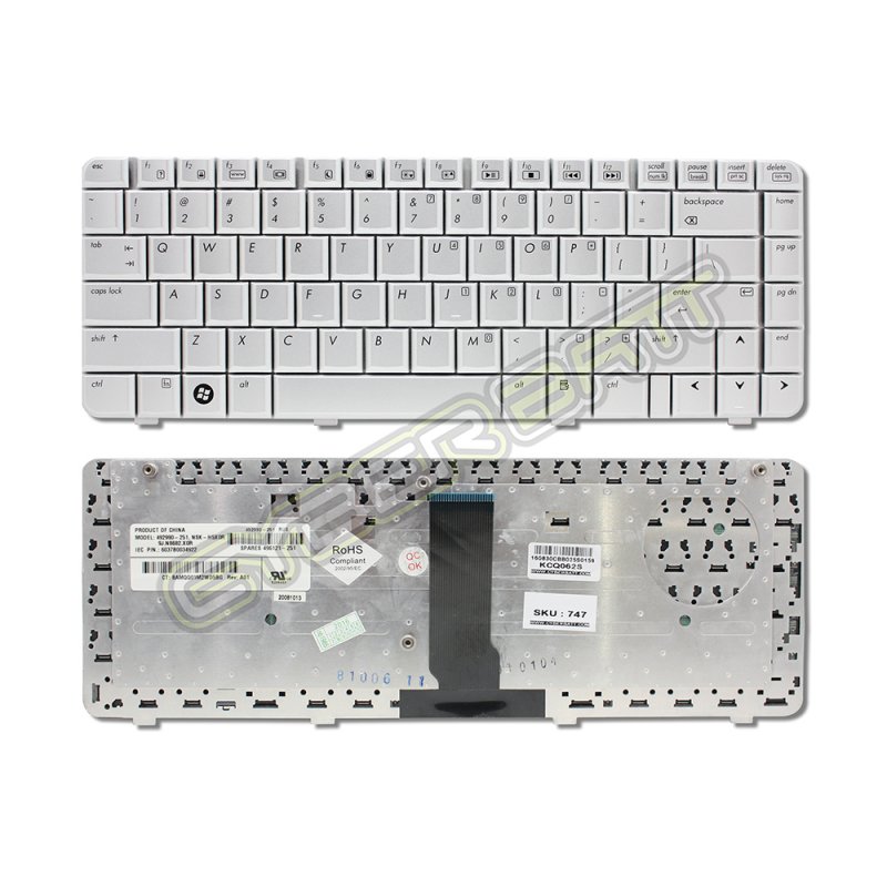 Keyboard HP/Compaq Pavilion DV3000 Series Silver US 