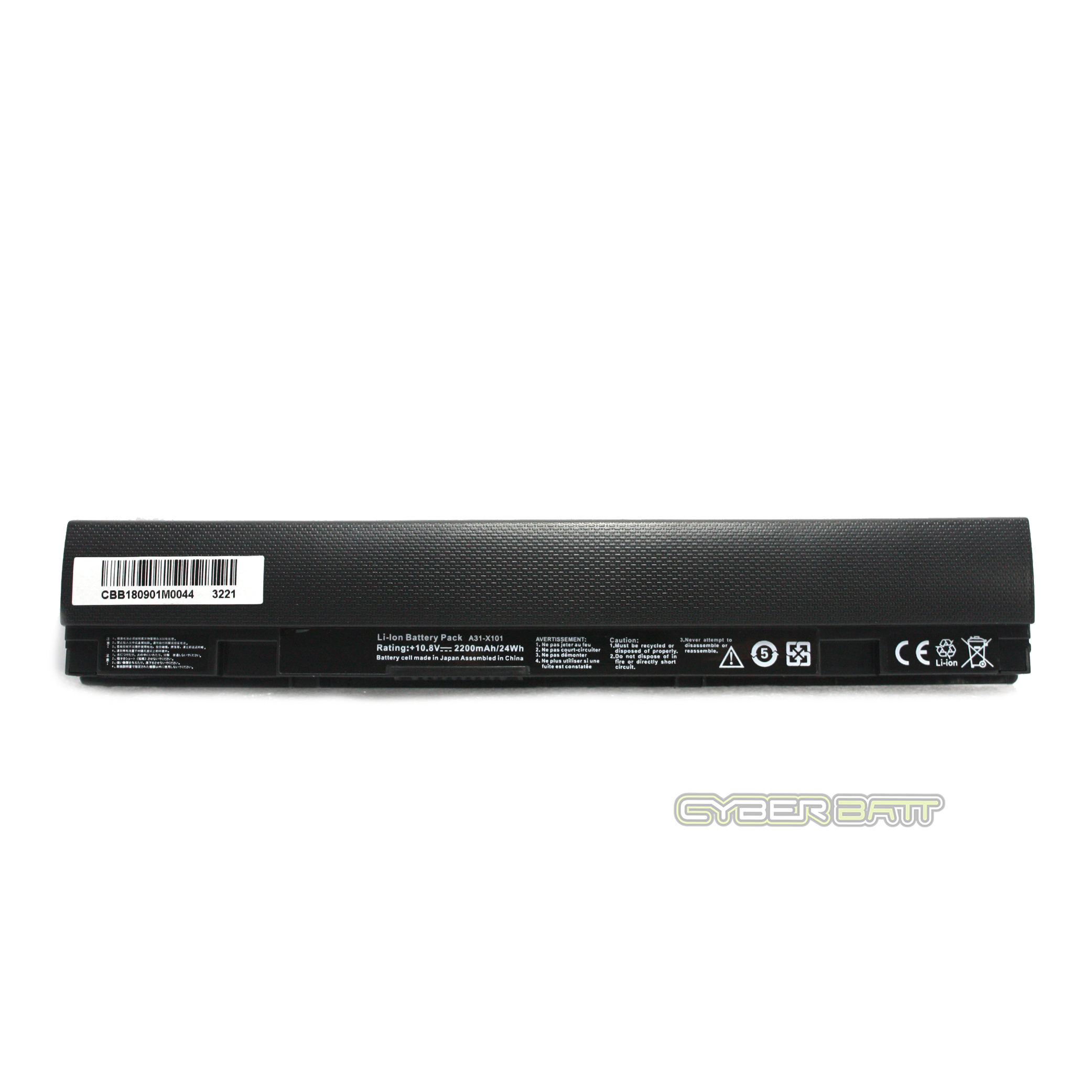 Battery Asus A31-X101 : 10.8V-2200mAh Black (CBB)