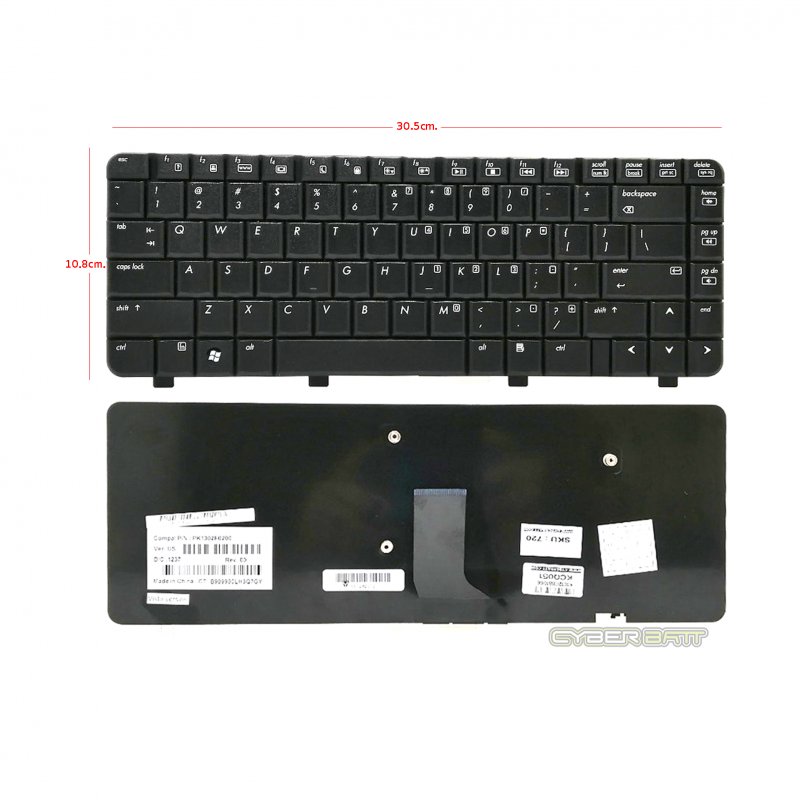Keyboard HP/Compaq Presario C700 Black US 