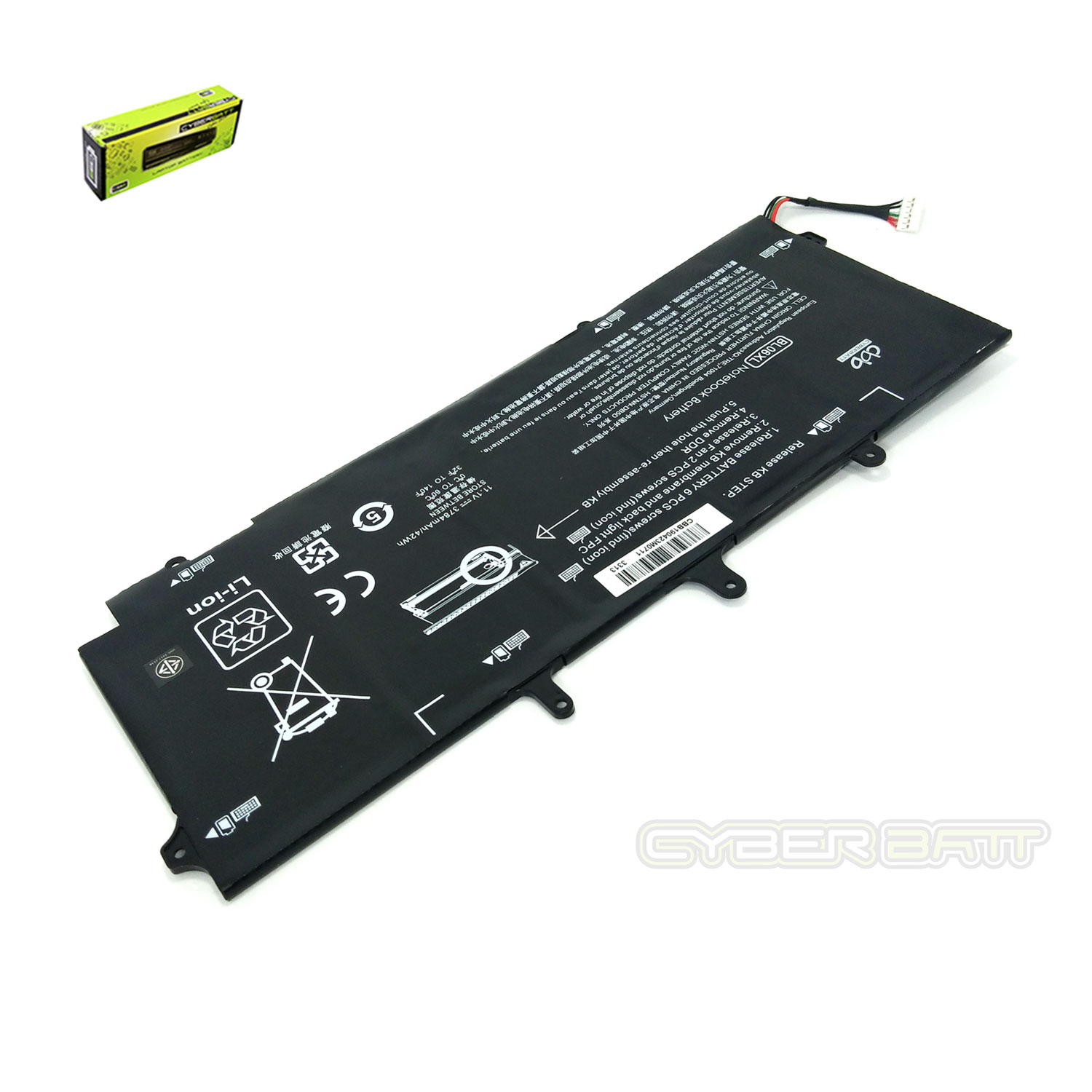 Battery HP EliteBook 1040 BL06-3S2P : 11.1V-42Wh  Black (CBB)