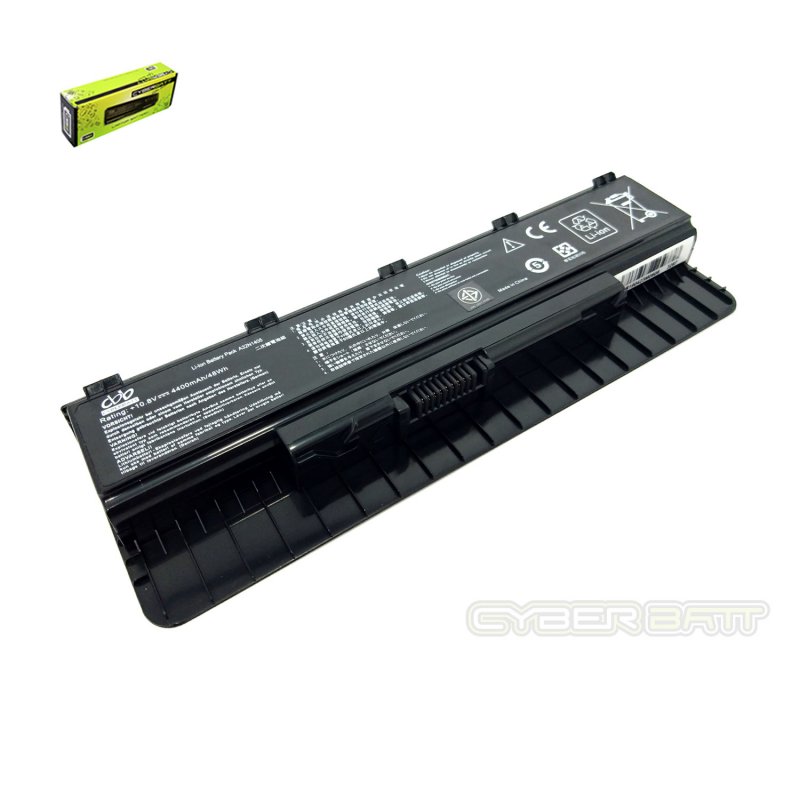 Battery Asus N551J A32N1405-3S2P : 10.8V-4400mAh Black (CBB)