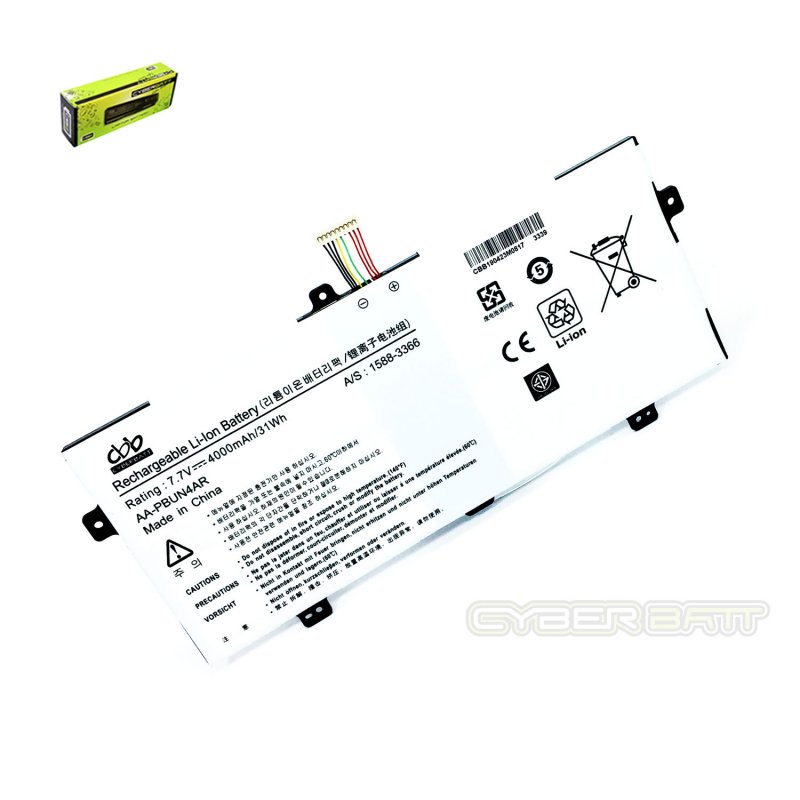 Battery Samsung Notebook 9 Spin AA-PBUN4AR-2S2P : 7.7V-4000mAh Black (CBB)