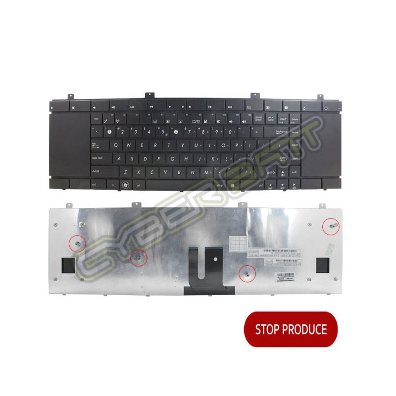 Keyboard ASUS NX90 Black US 