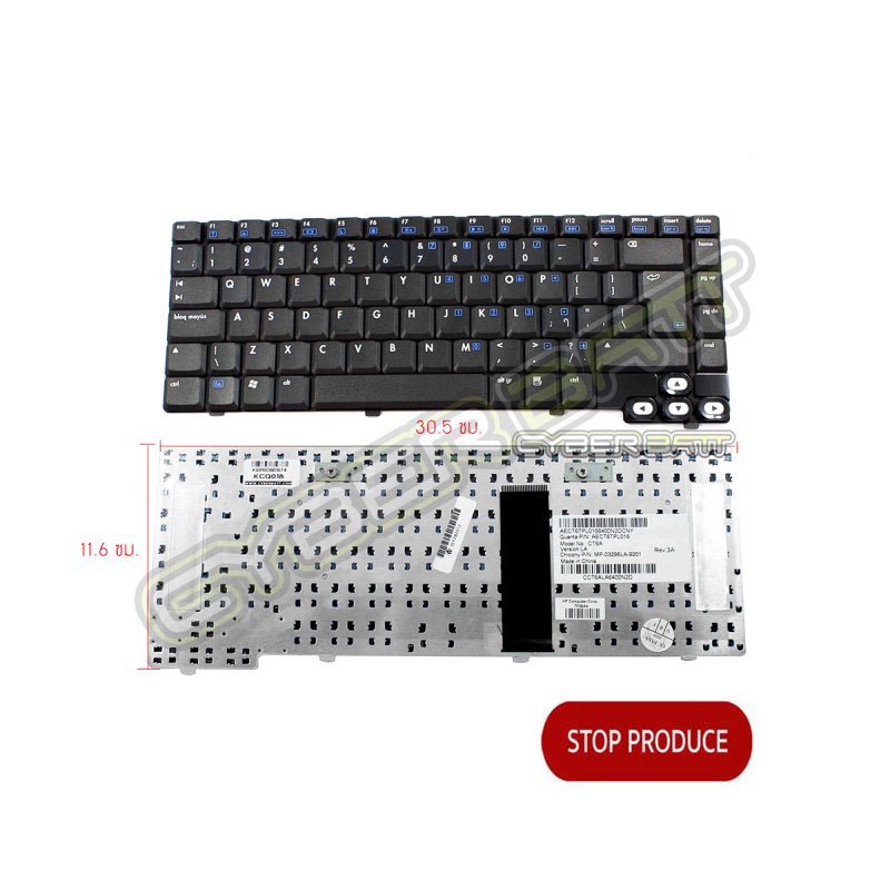 Keyboard HP/Compaq Pavilion DV1000 Series Black UK (Big Enter)  