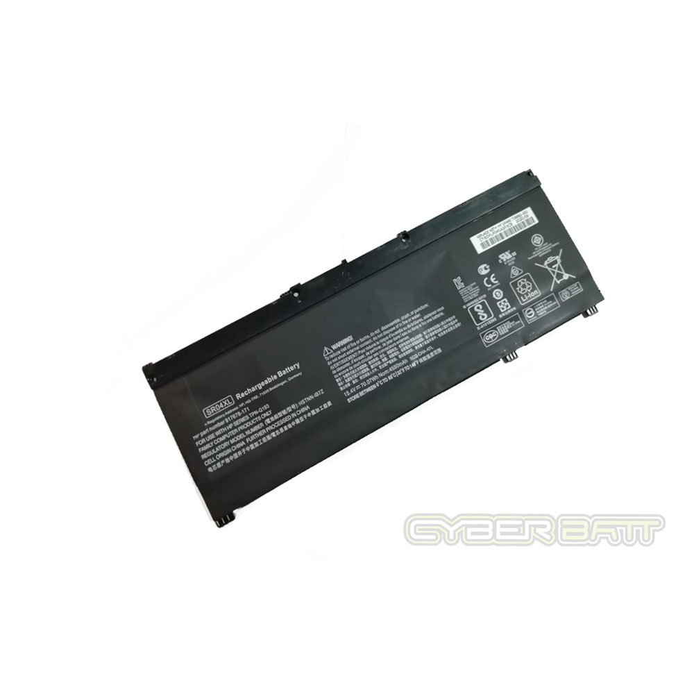 Battery HP Omen 15-CE 2017-SR04XL : 15.4V-4550 mAh Black (Original)