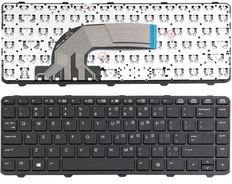 Keyboard HP/Compaq Probook 440 G0 Black US 